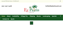 Tablet Screenshot of ezpalms.com